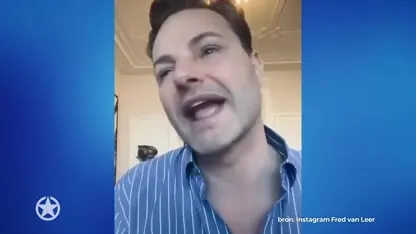 Fred van Leer doet Martien Meiland imitatie