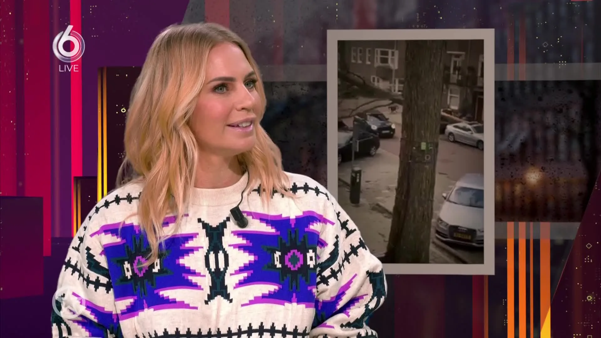 Ellemieke over impact omgewaaide boom op haar auto