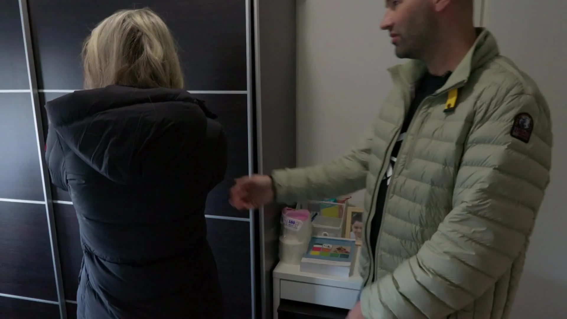 De families Alayoubi en Barkey zien elkaars huis