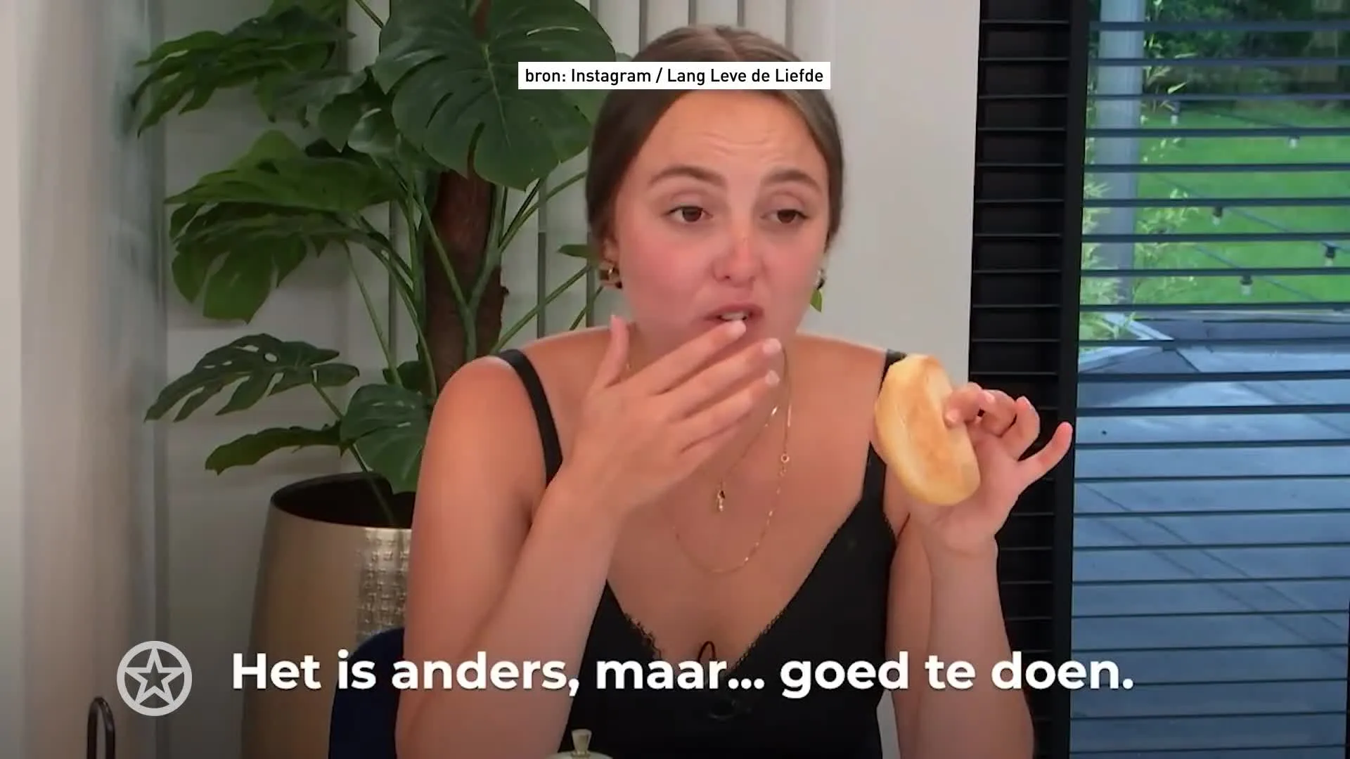 Lang Leve de Liefde-date walgt van eten