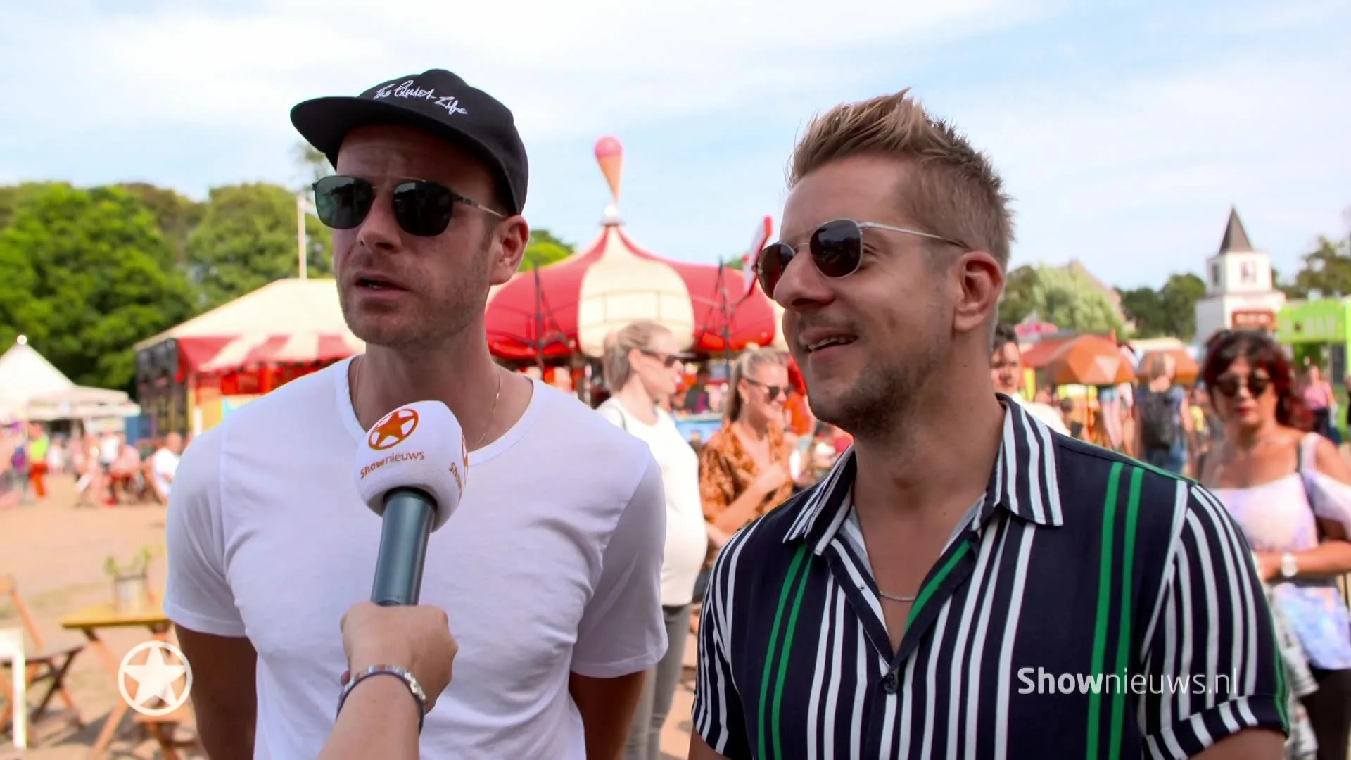 Henry van Loon en Alex Klaasen op De Parade