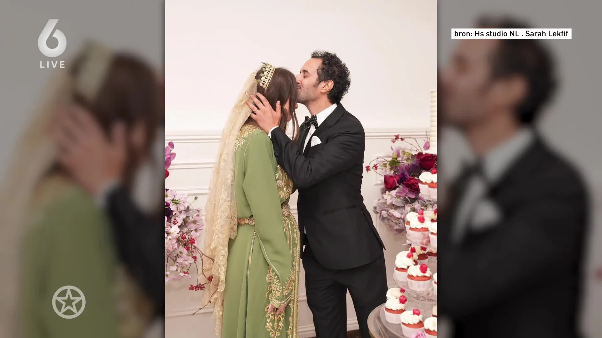 Achmed Akkabi en vrouw Eileen verwachten kindje