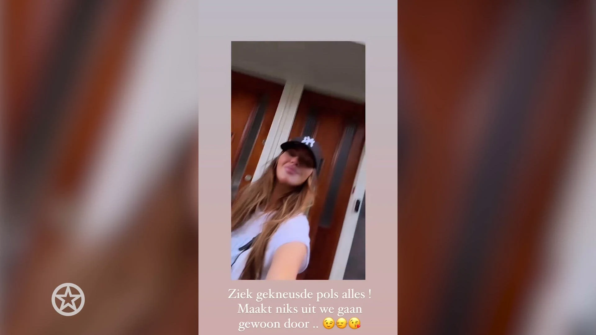 Sylvia Geersen heeft een gekneusde pols