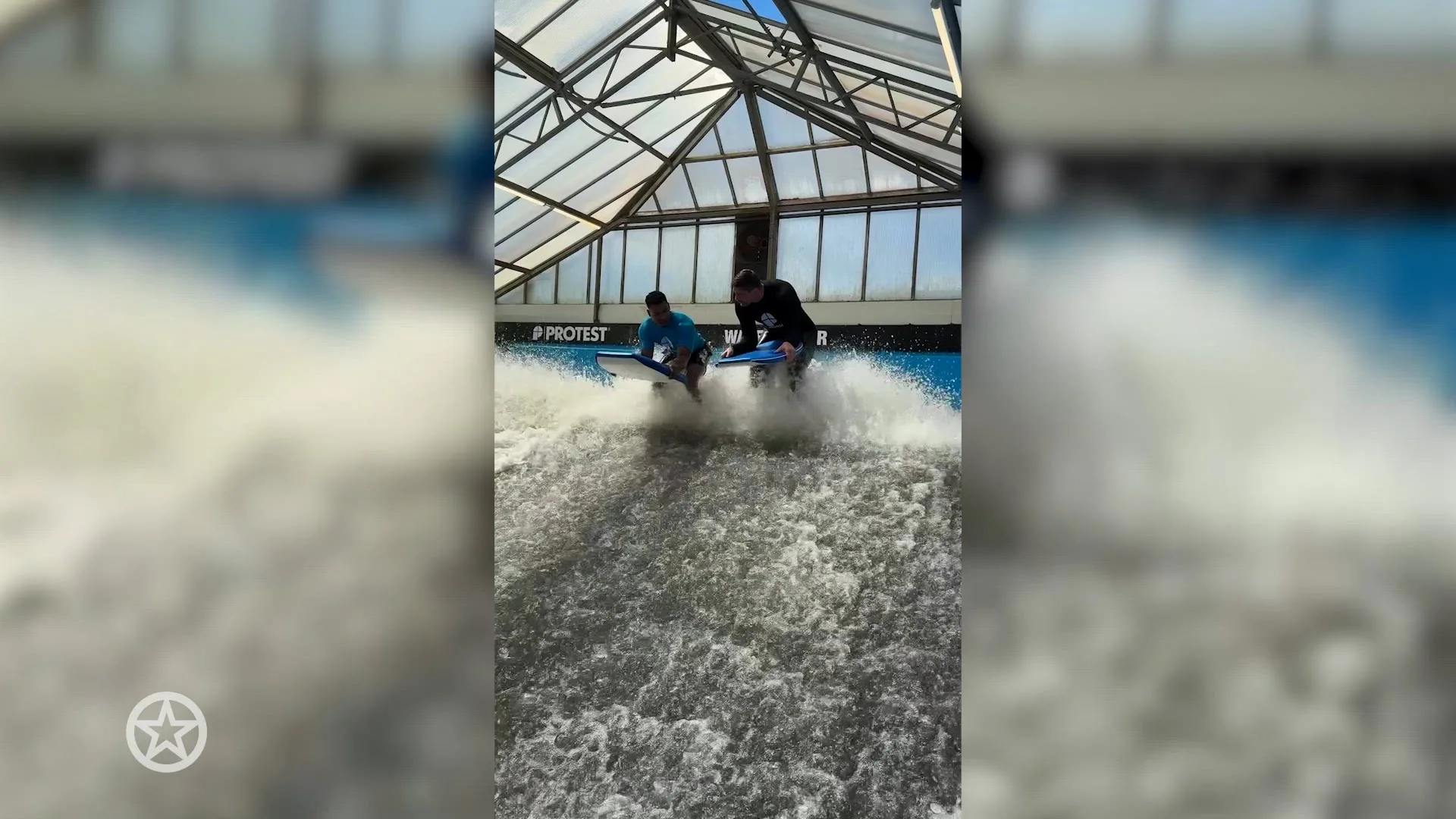 Wankelende Rico Verhoeven maakt flinke val