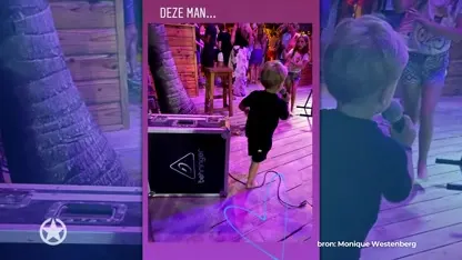 Zo intens geniet Monique van André