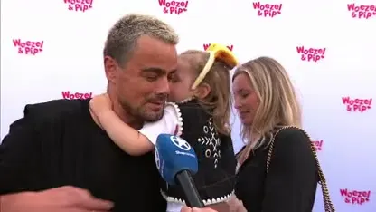 Pasgetrouwde Anouk de Mol bezoekt Woezel & Pip-première