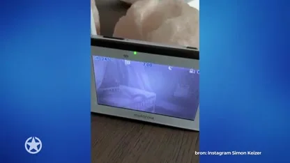 ZIEN: Dochtertje Simon Keizer wordt al zingend wakker