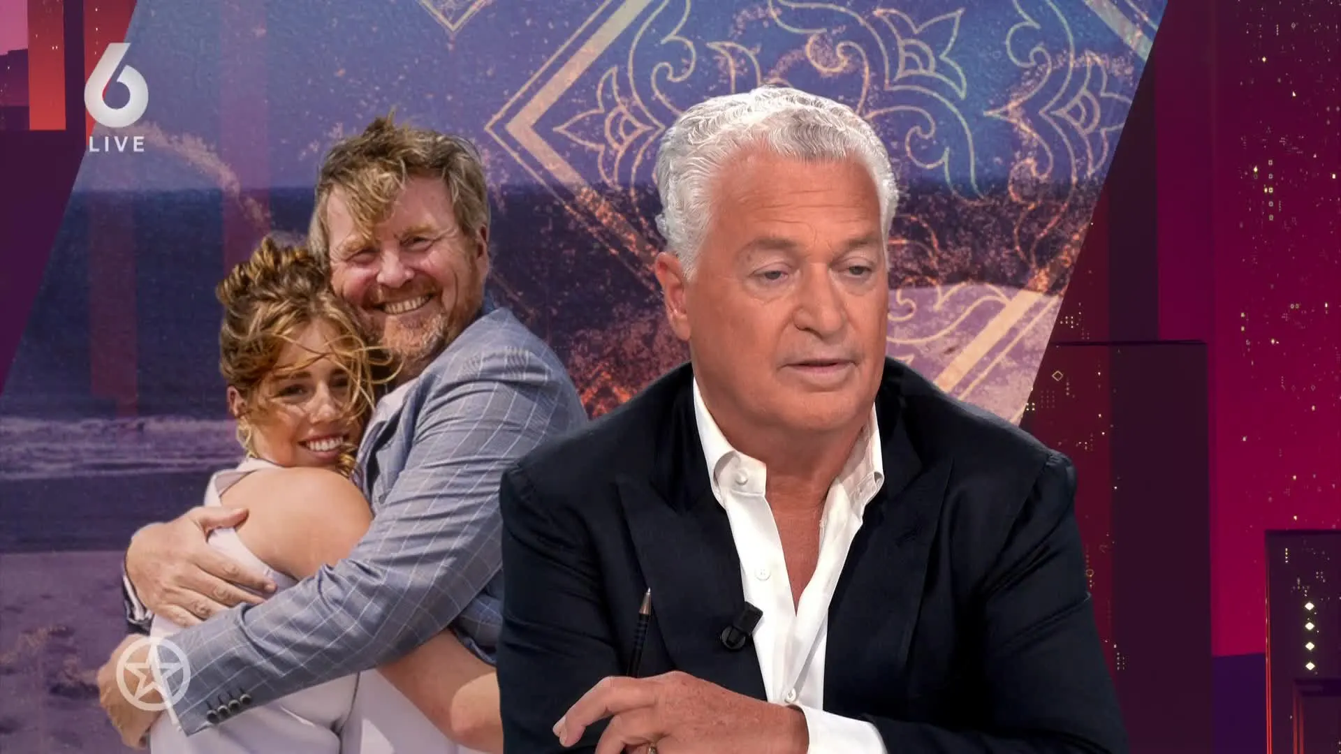 Shownieuws-tafel over koninklijke fotosessie