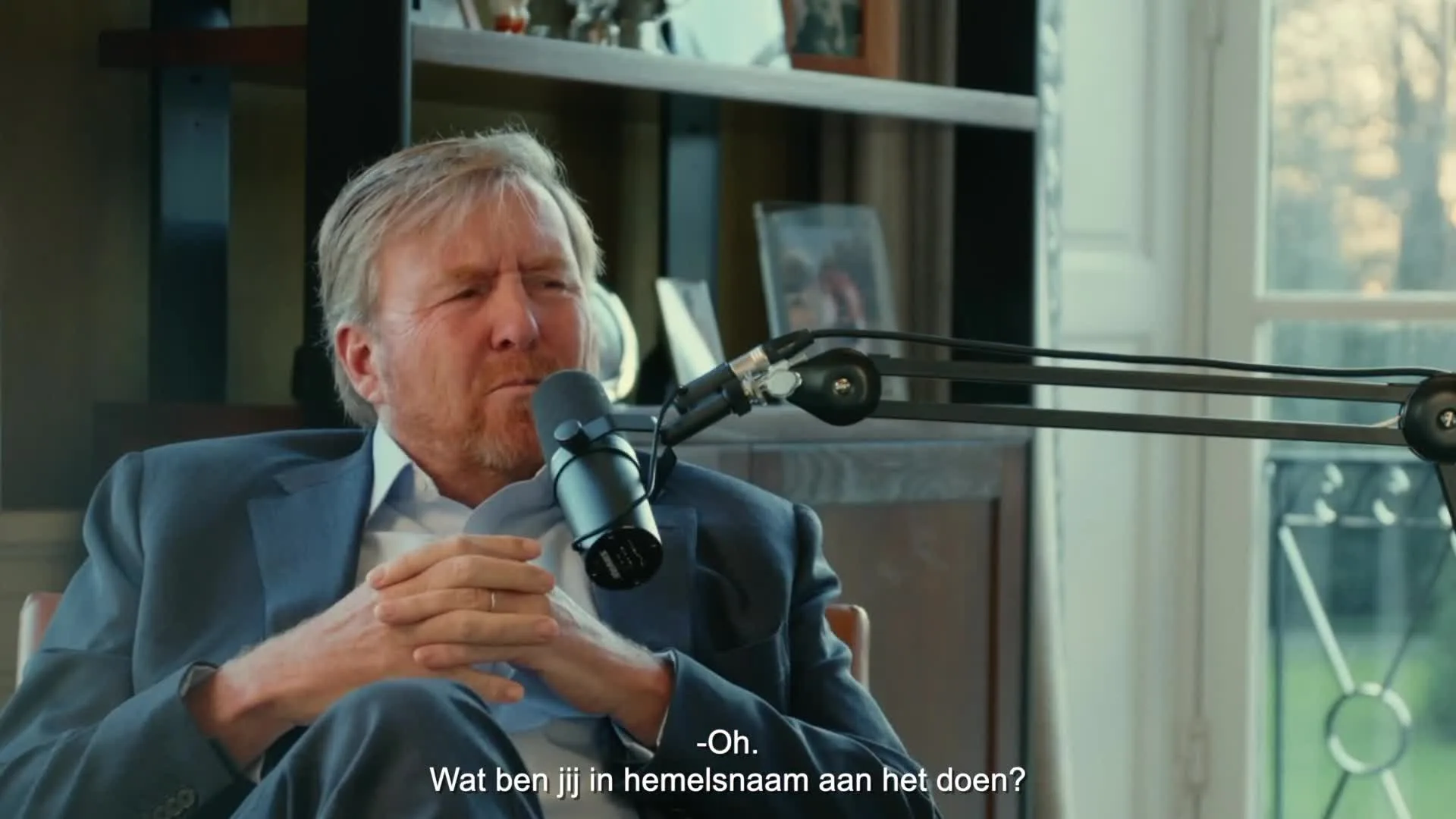 Eerste beelden podcast koning