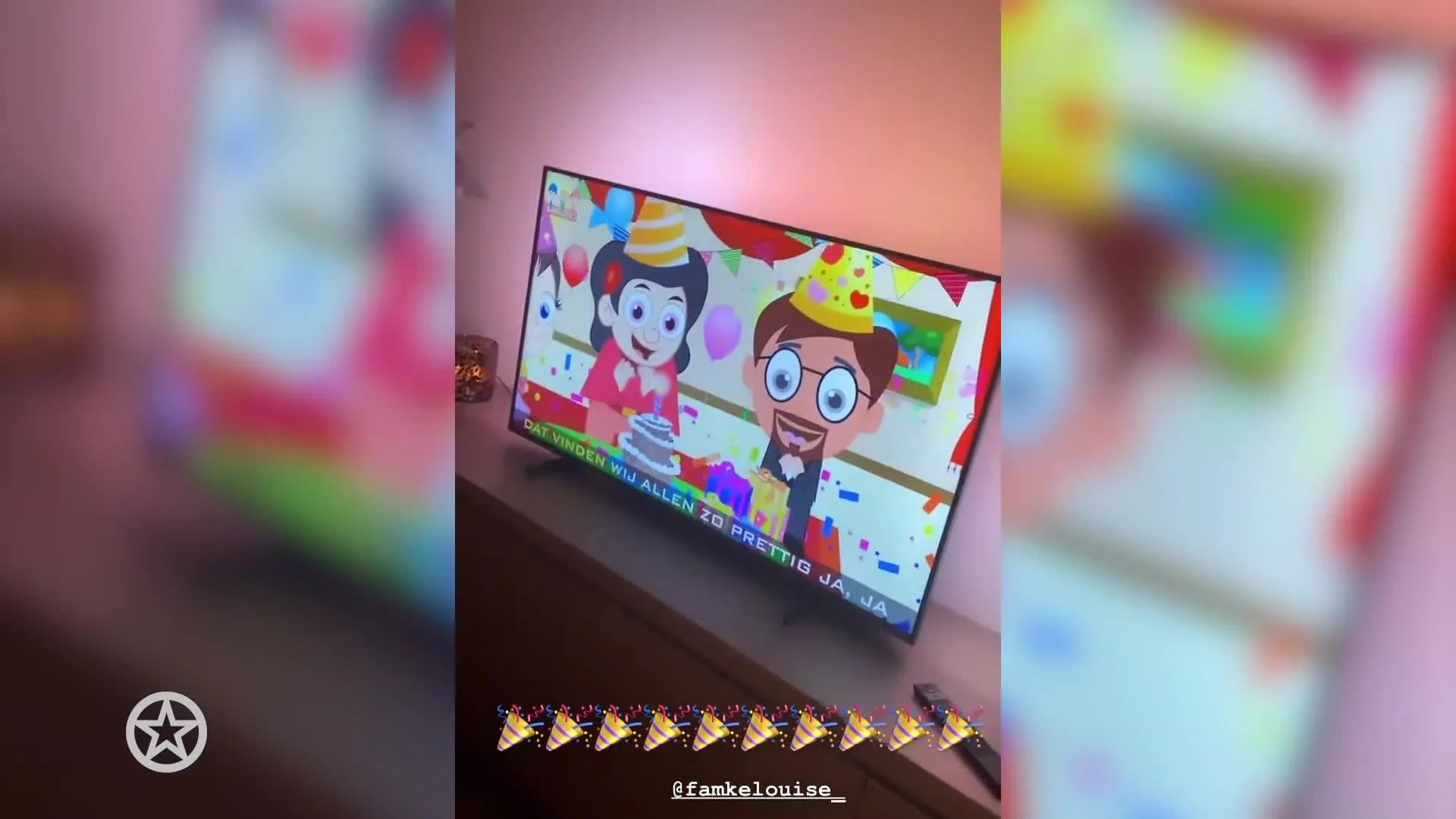 Jarige Famke Louise wordt verwend