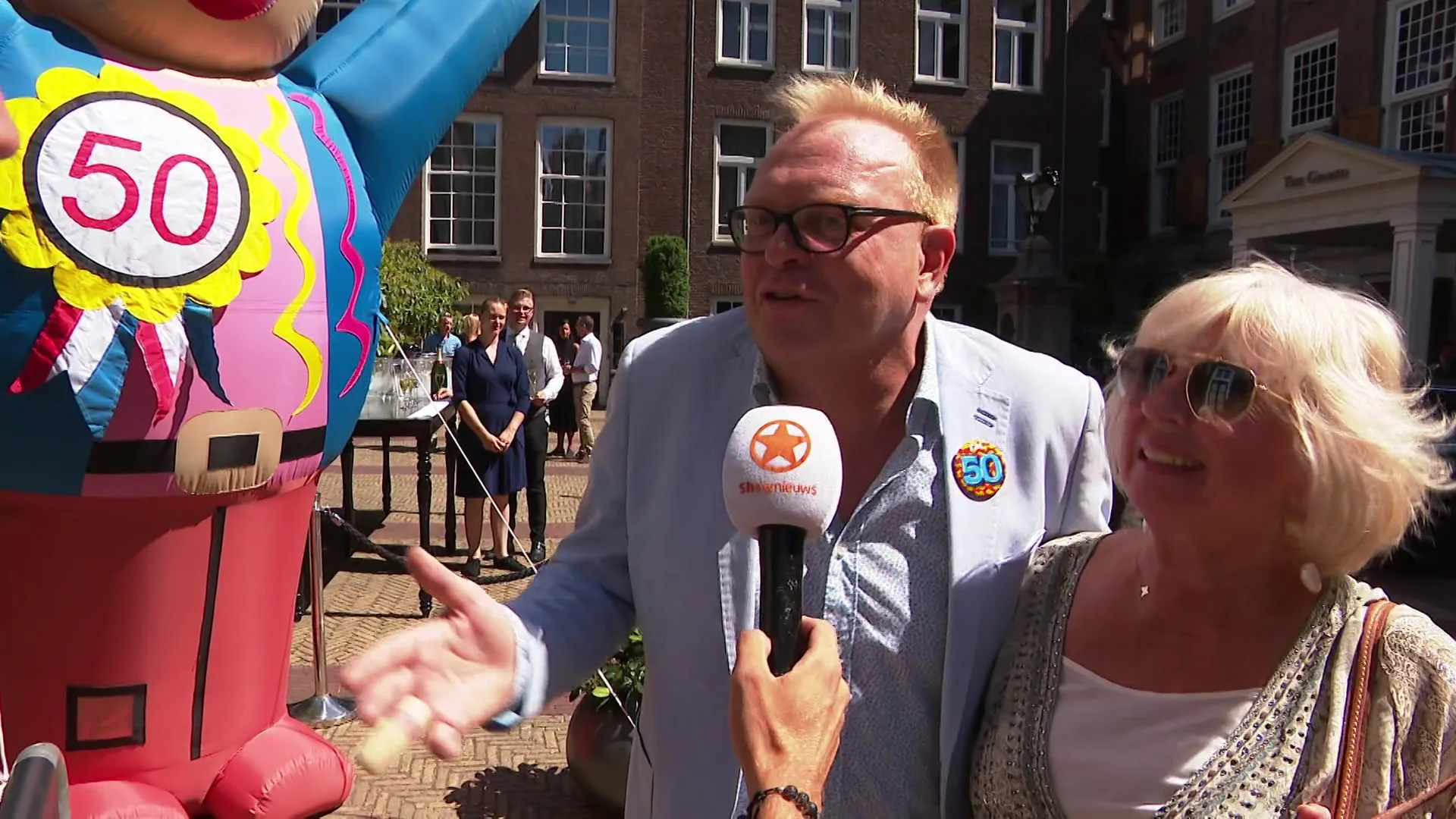 Frits Huffnagel viert 50e verjaardag groots