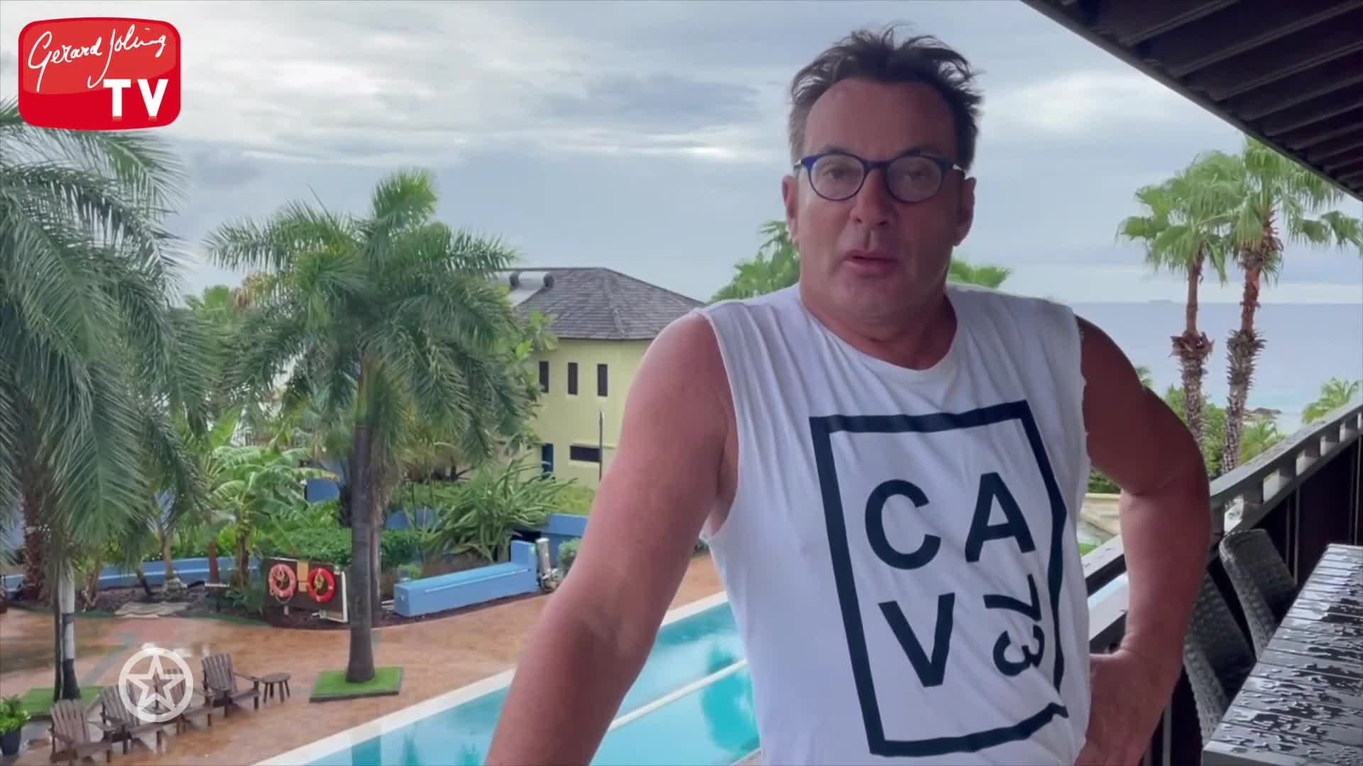 Gerard Joling reageert op kritiek tijdens vakantie Curaçao