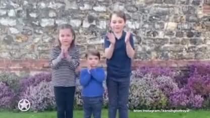 CUTE: Kinderen Kate en William klappen voor de zorg