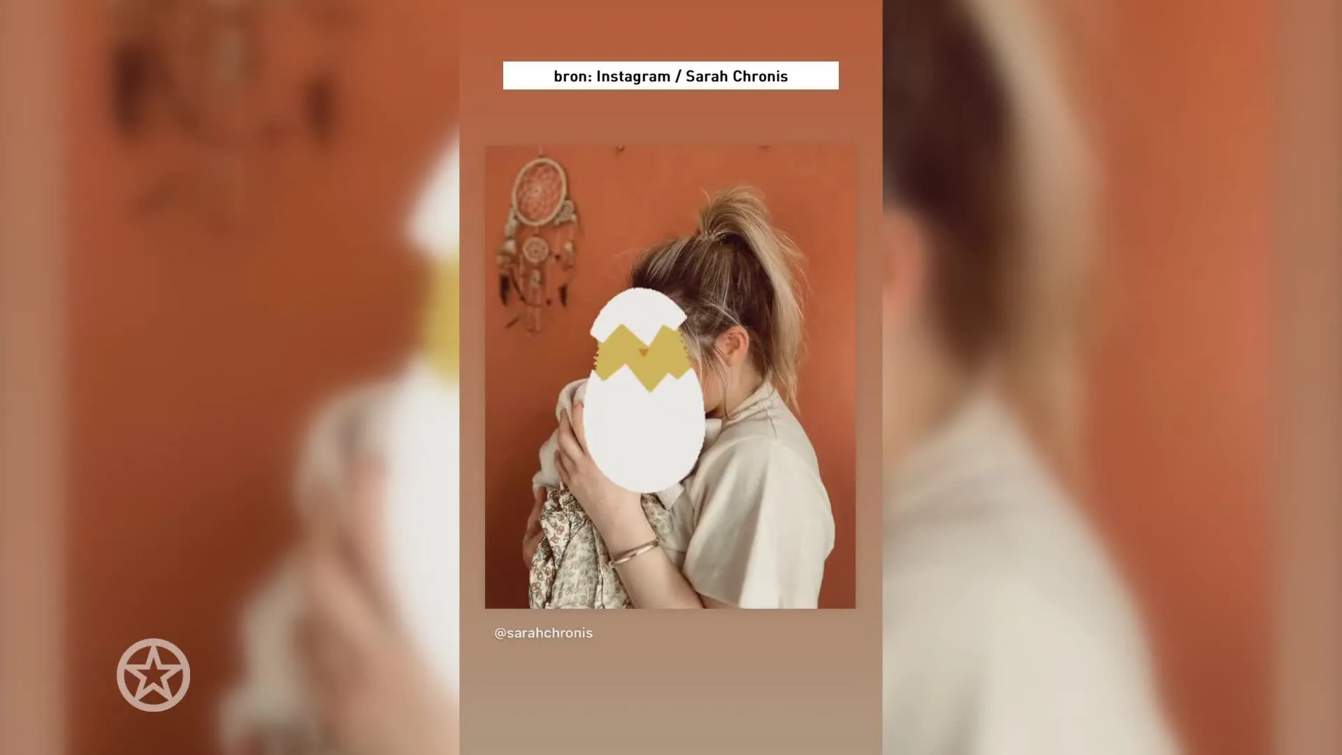 Actrice Sarah Chronis bevallen van een dochter