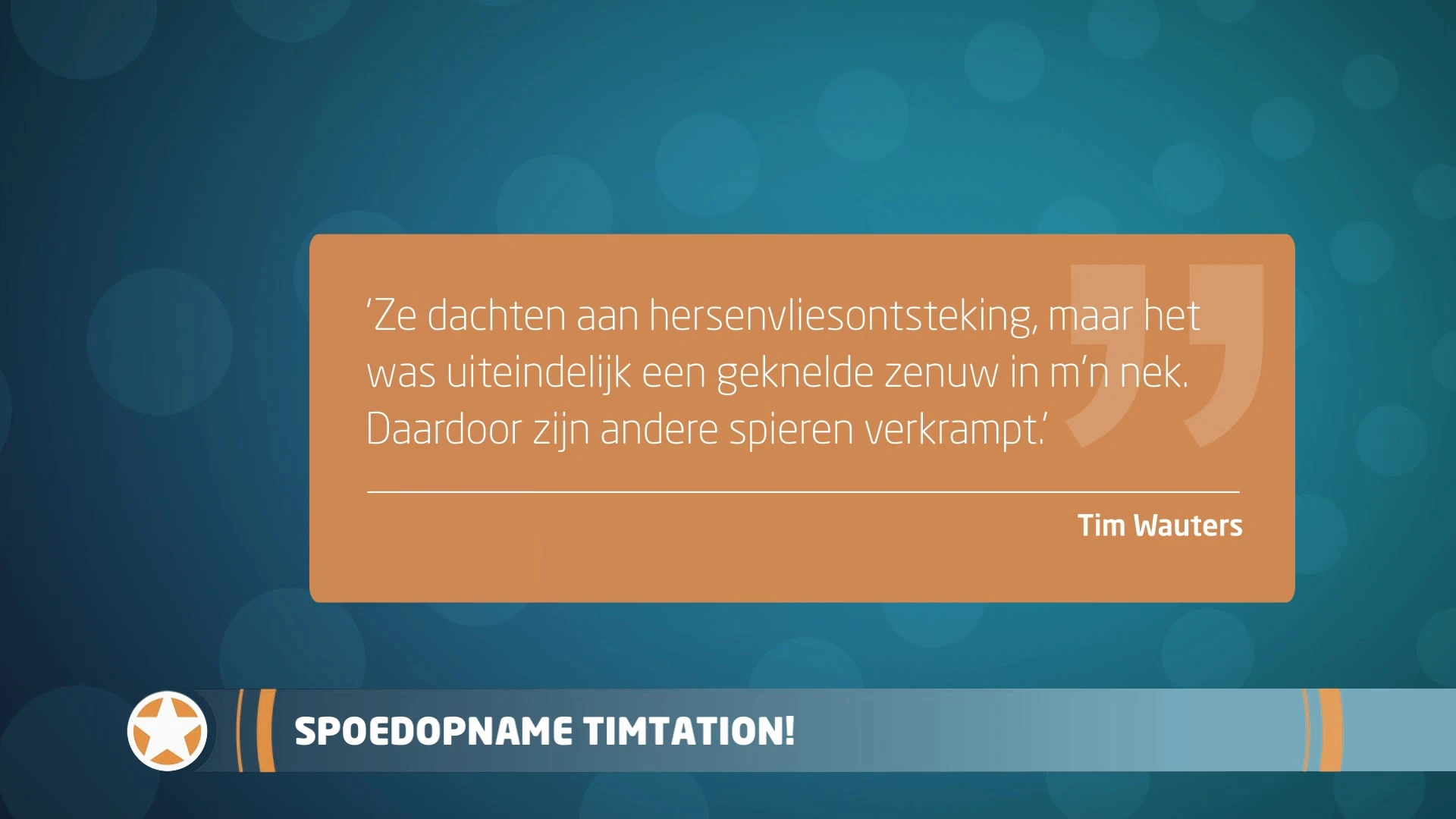 Show Update: Tim met spoed opgenomen naar ziekenhuis!