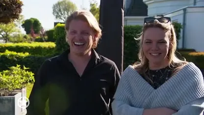 Thomas Berge en ex-vriendin Myrthe lopen bij elkaar de deur plat