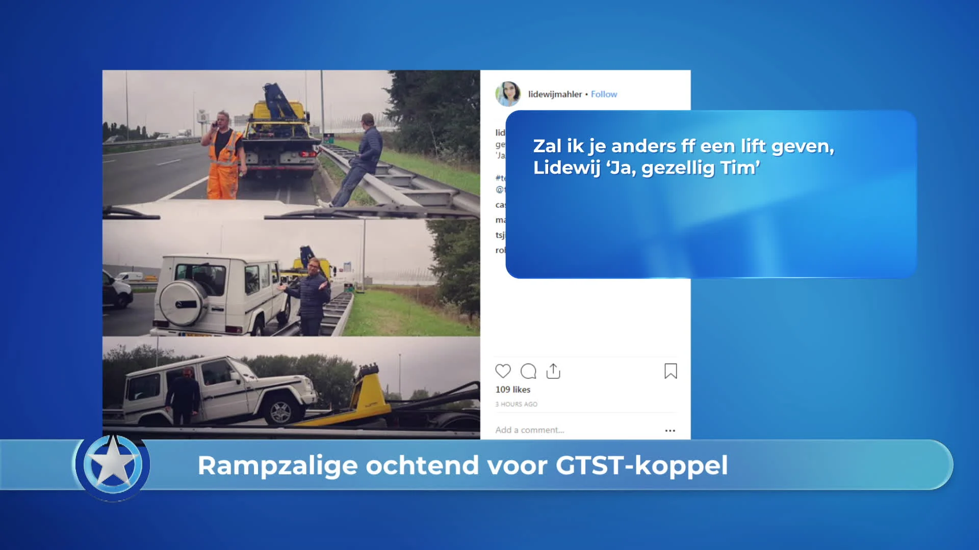 Show Update: Rampzalige ochtend voor GTST-koppel