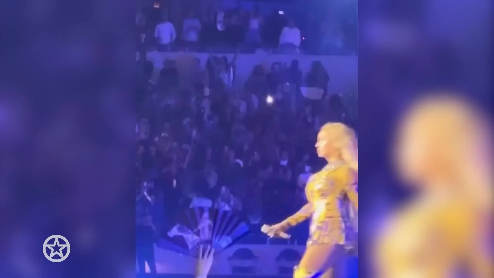 Yolanthe bij concert van Beyoncé in LA