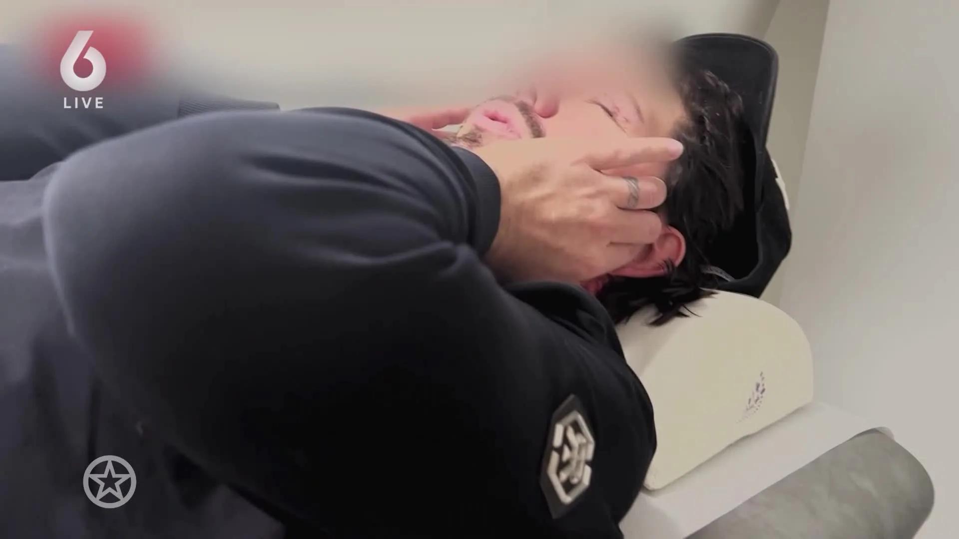 Roy Donders laat sterilisatie zien