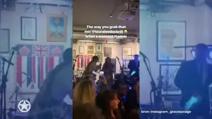 Adele helemaal in huwelijkse sferen