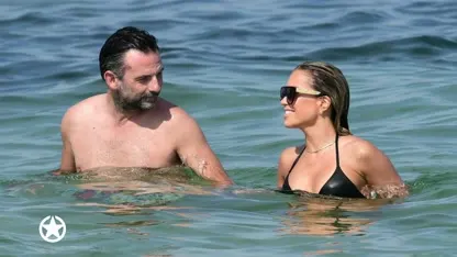 ZIEN: Sylvie zoenend met nieuwe liefde