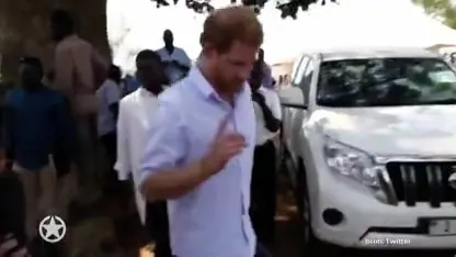 Prins Harry zichtbaar geïrriteerd door journalist