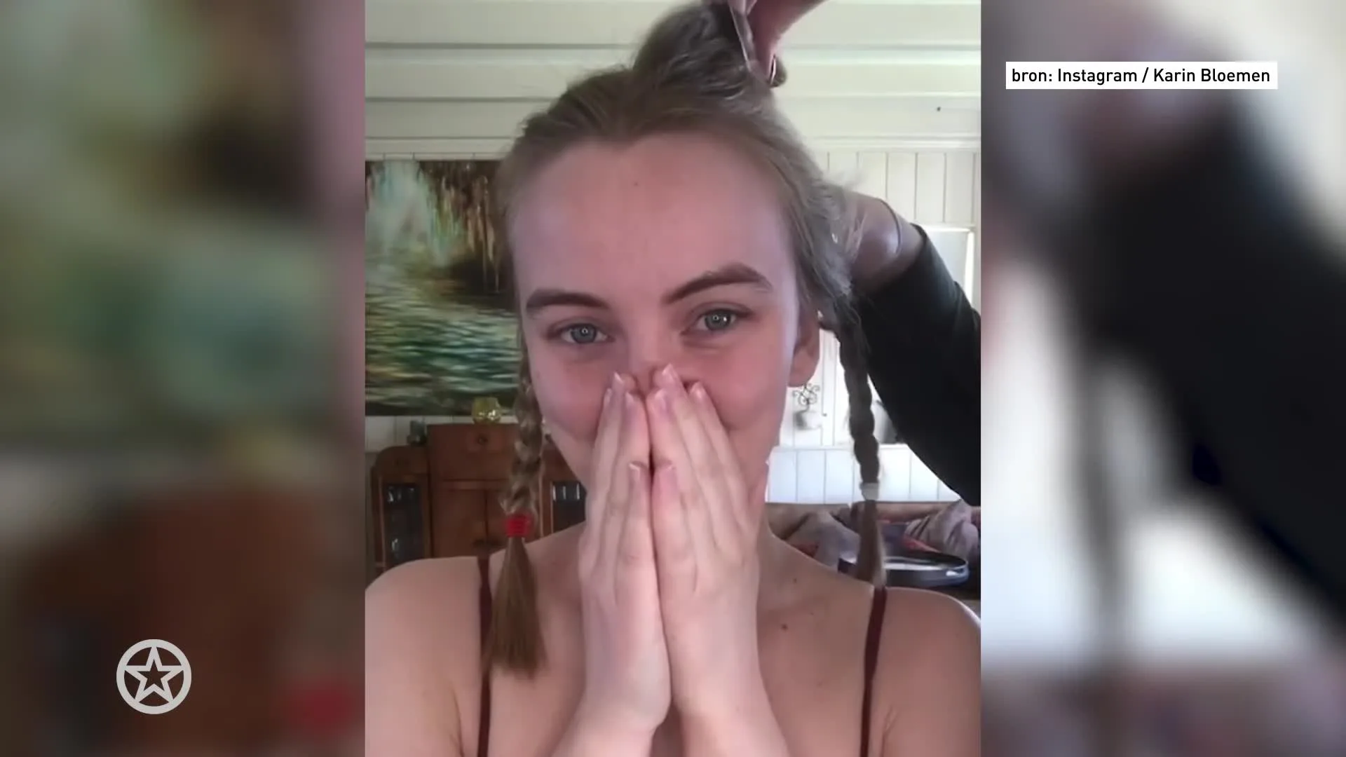 Dochter Karin Bloemen nieuw kapsel.mp4