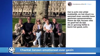 Show Update: Chantal Janzen emotioneel over gezin