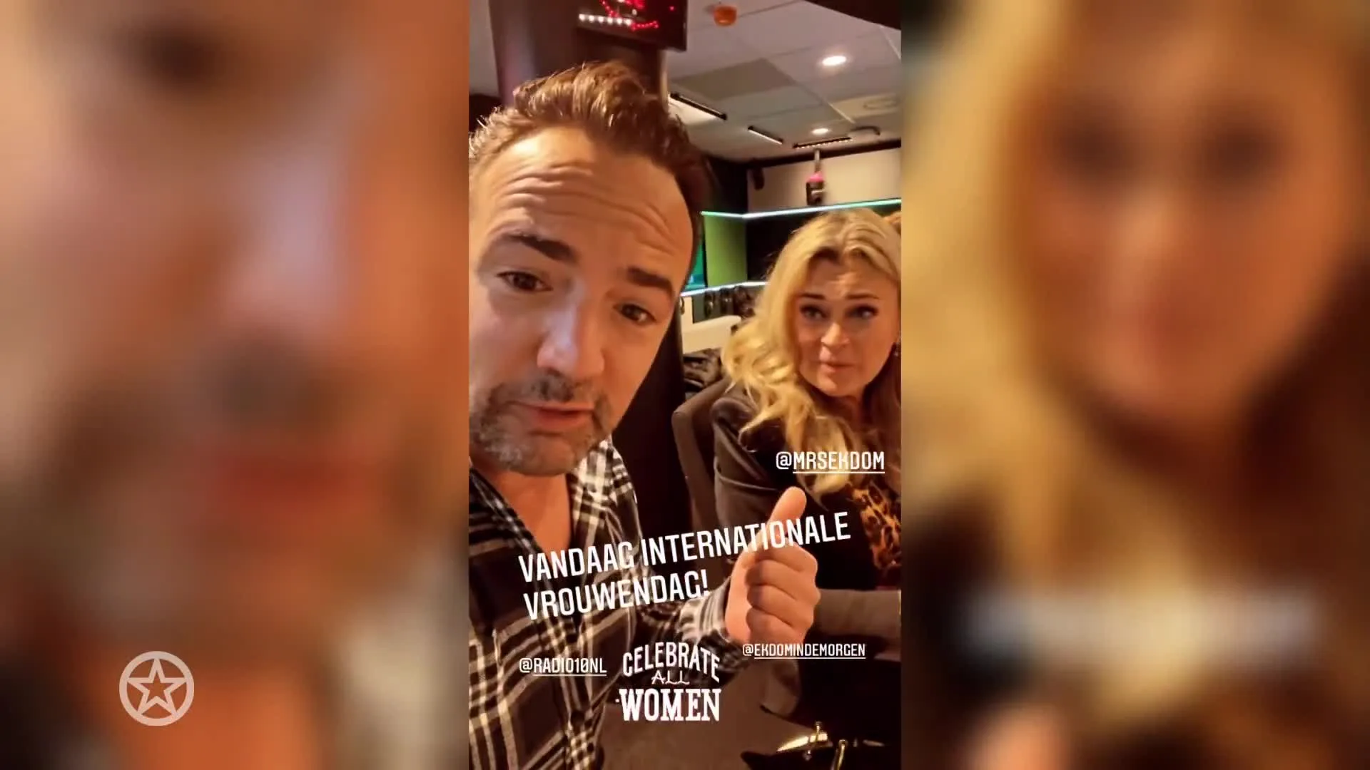 Gerard Ekdom presenteert ochtendshow samen met z'n vrouw