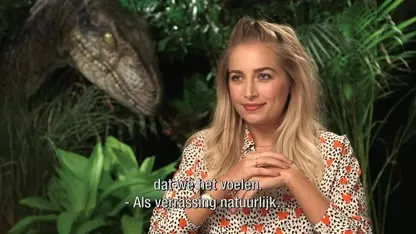 Onze Shelly spreekt cast Jurrasic World in New York!