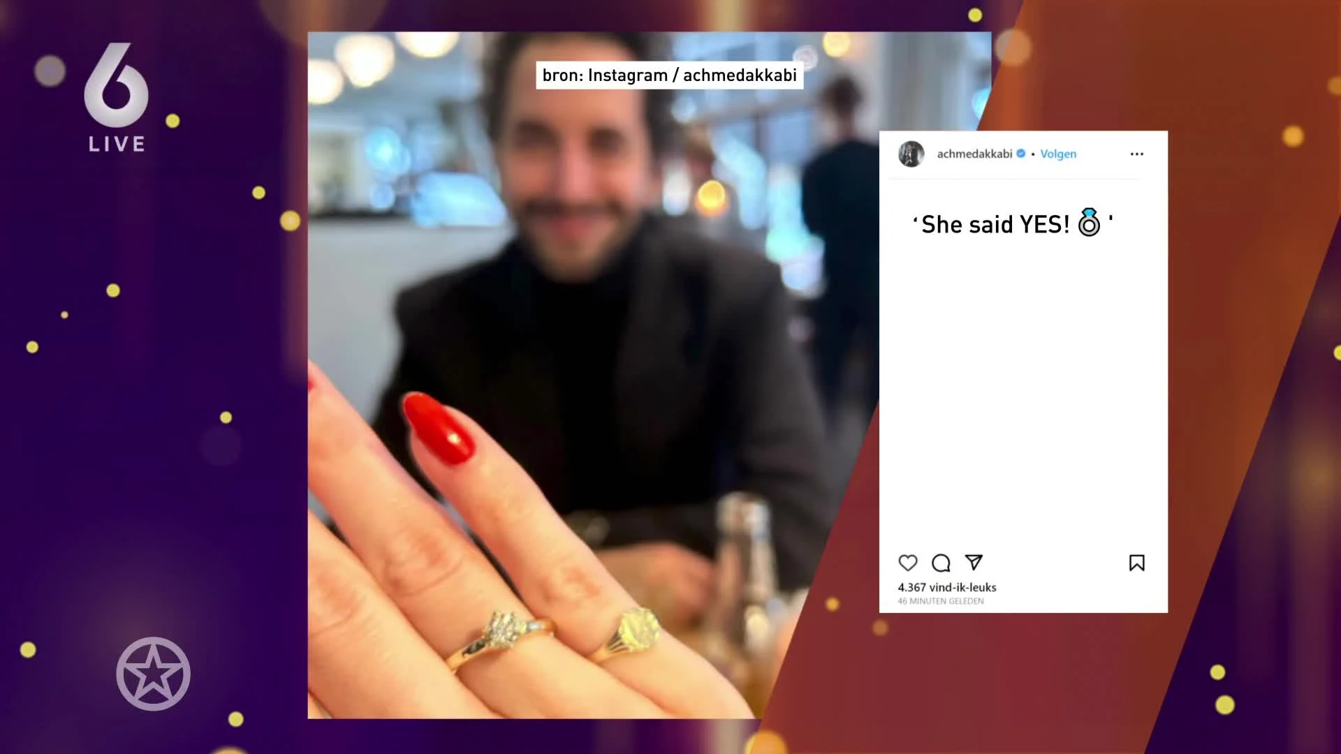 Achmed Akkabi gaat trouwen