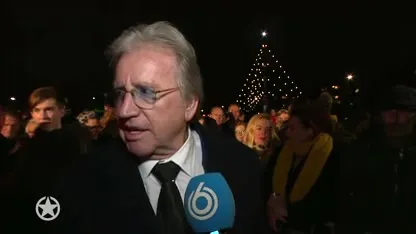 Lee Towers ontsteekt grootste kerstboom van Nederland!