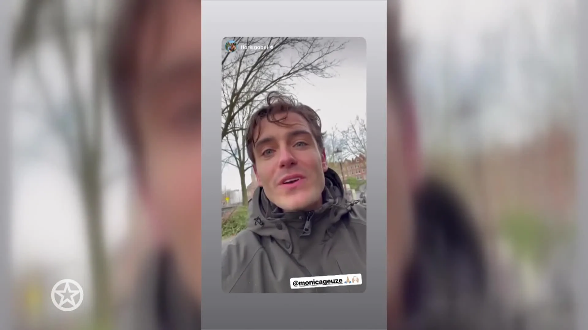 Angstige Monica krijgt hulp van Floris