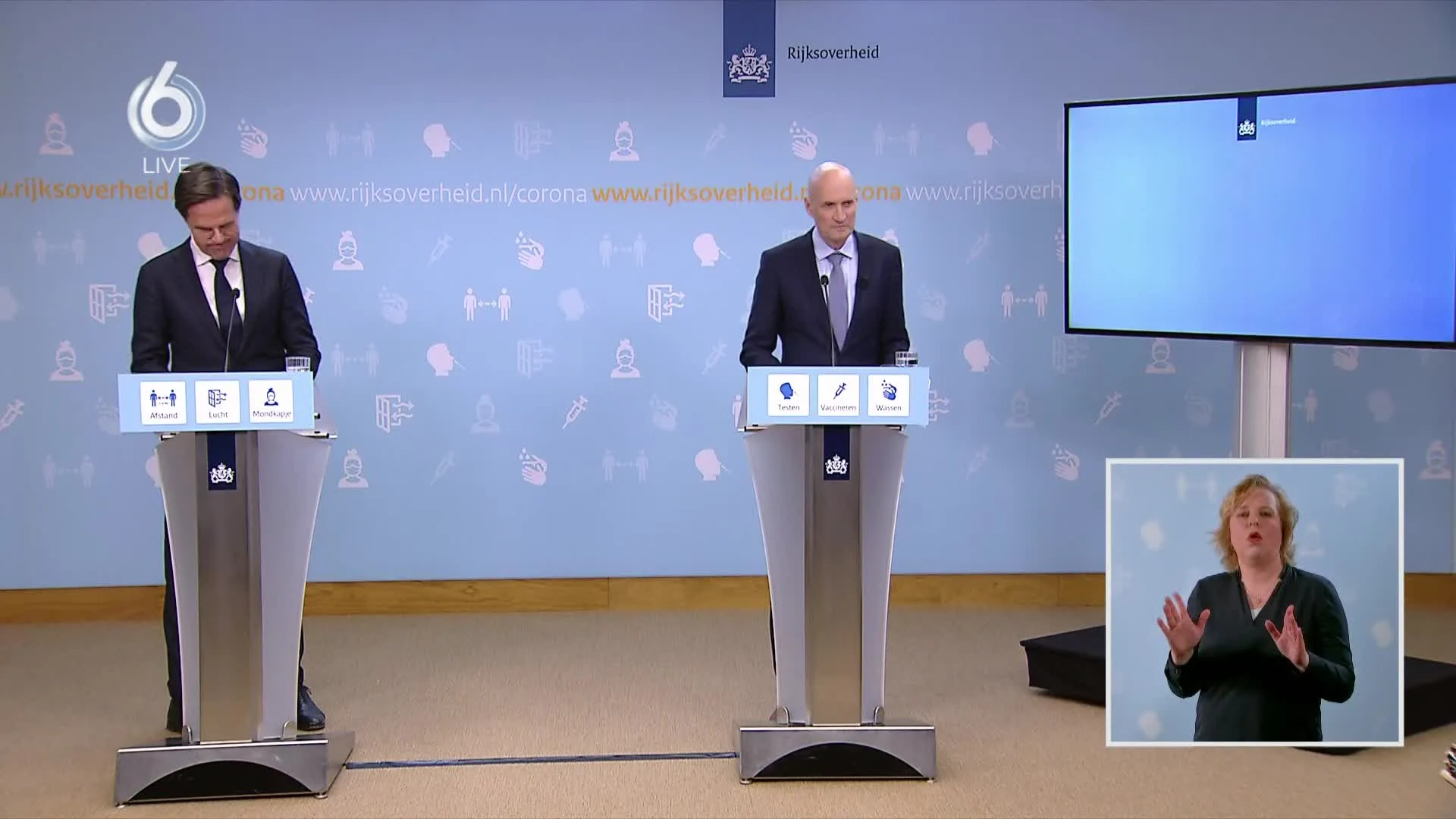 Rutte: Nederland gaat verder van het slot