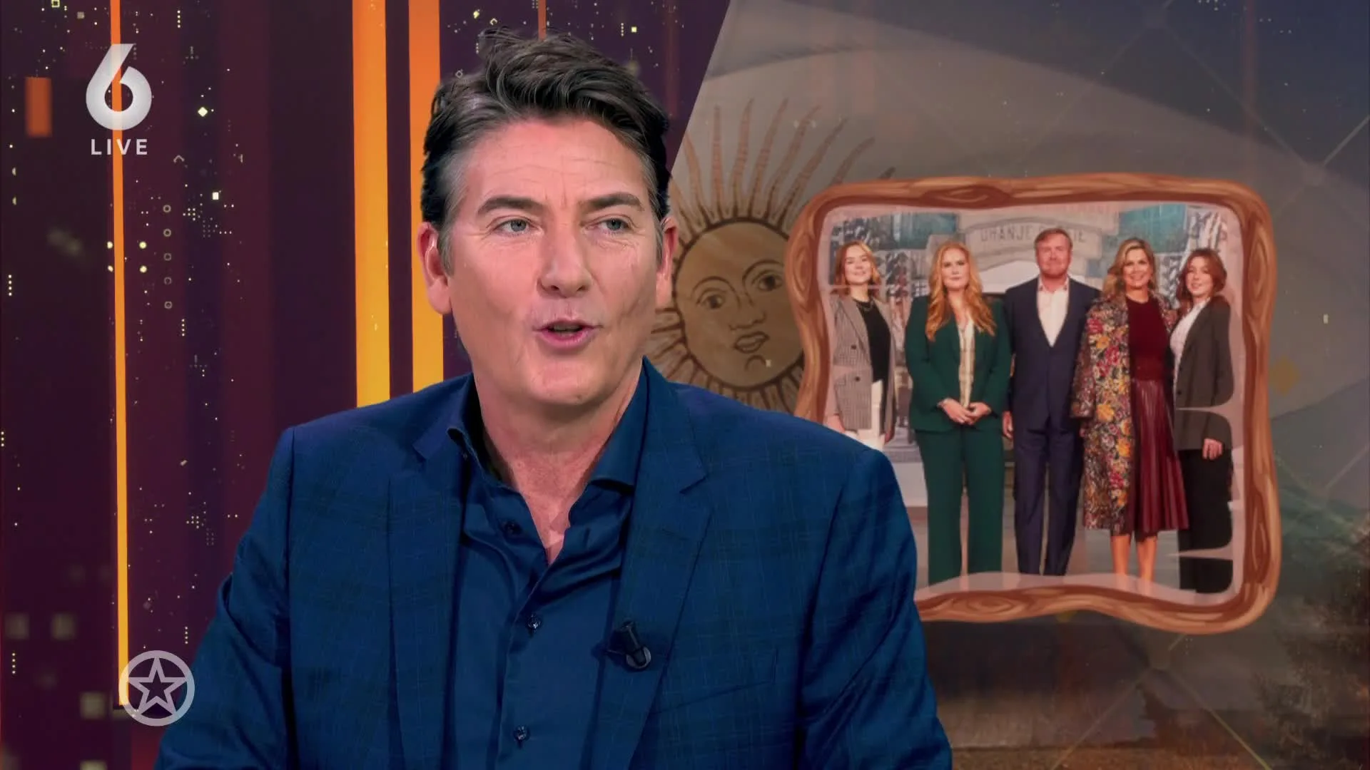 Oranjes gespot op de camping