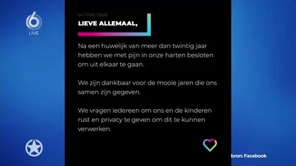 Marco en Leontine Borsato gaan uit elkaar