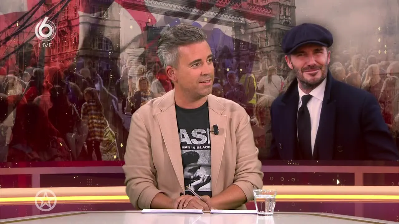 David Beckham meer dan 12 uur in de rij voor de Queen