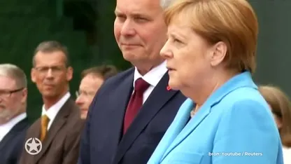 Heftig: Merkel weer geplaagd door trillingen