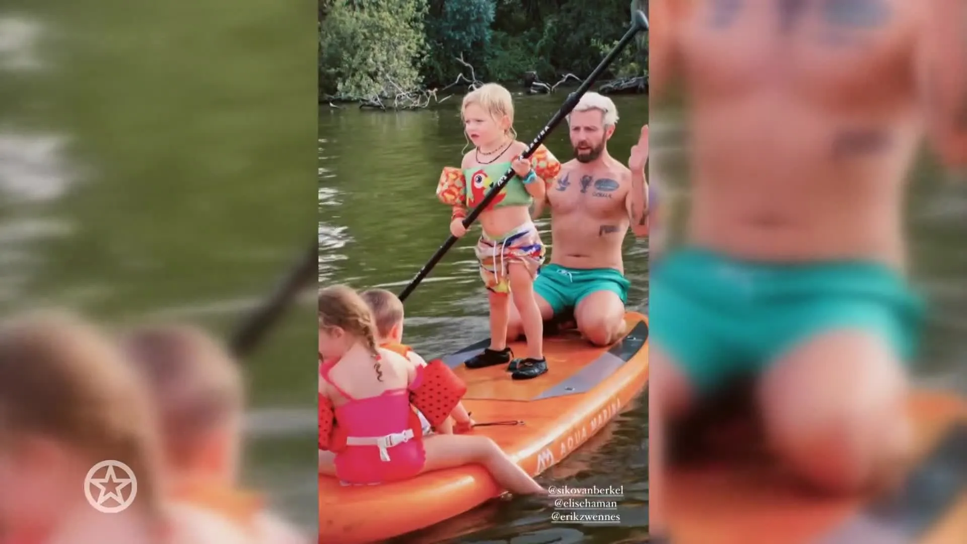 Zoontje Roxeanne Hazes op sup