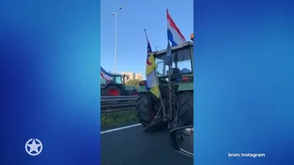 Donny Roelvink papt aan met blokkeerboeren in de file