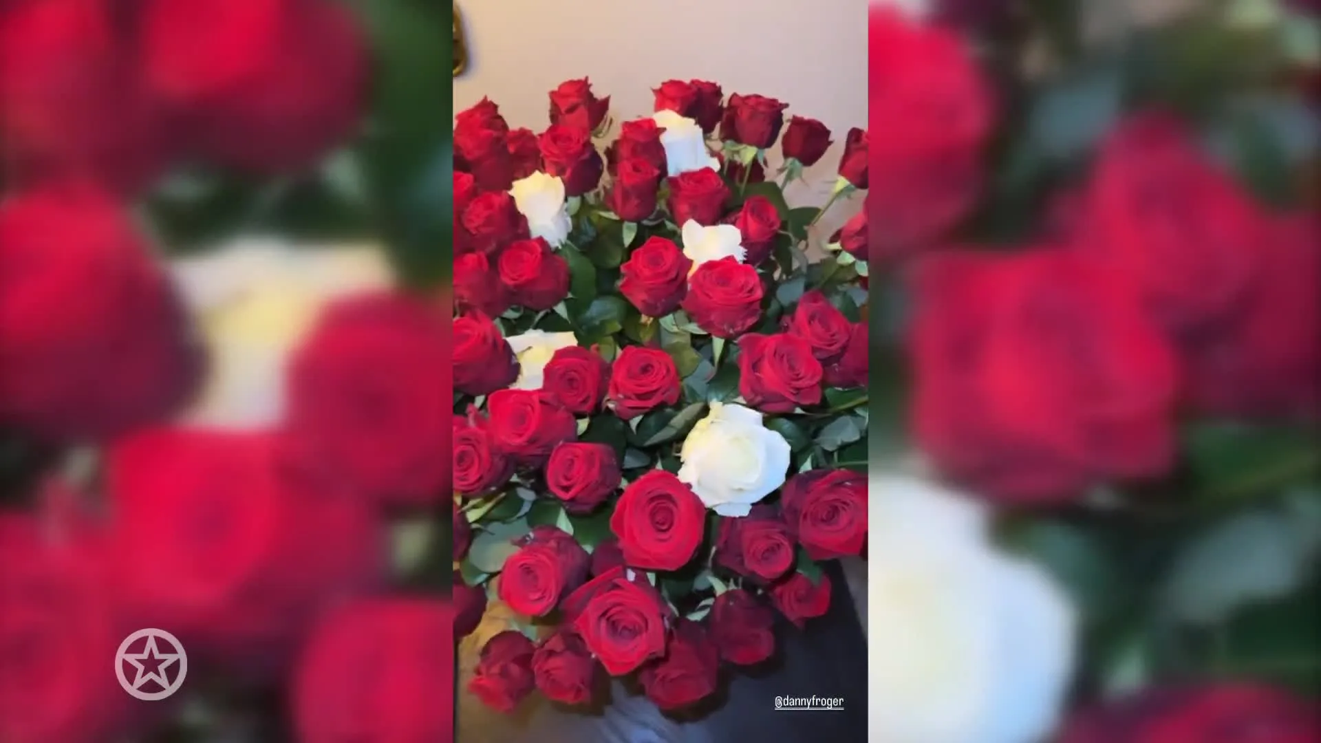 Danny Froger verrast vriendin met rozen