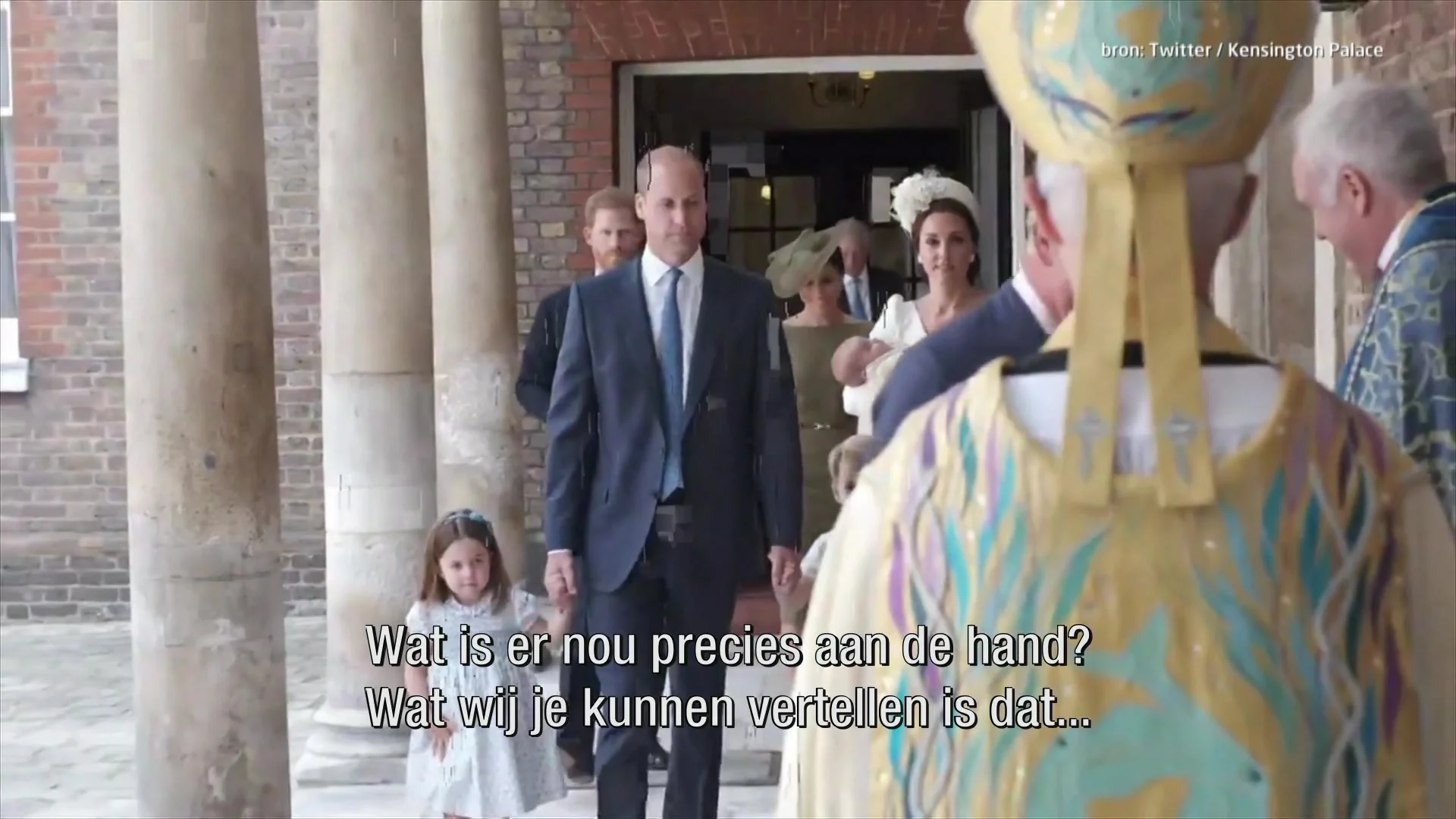 De doop van prins Louis