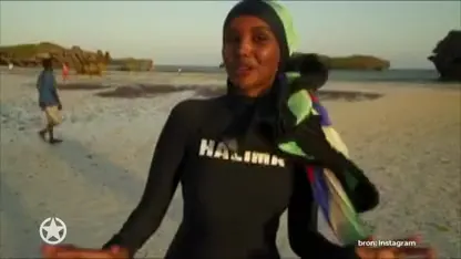 Sports Illustrated zet model in boerkini op cover