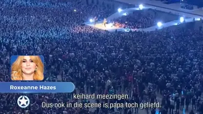 Roxeanne Hazes emotioneel: 'Kijk, pap!'