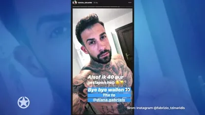 Fabrizio toont resultaat na ingreep aan gezicht