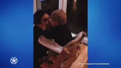 Kleine Fender pakt moeder Roxeanne Hazes helemaal in