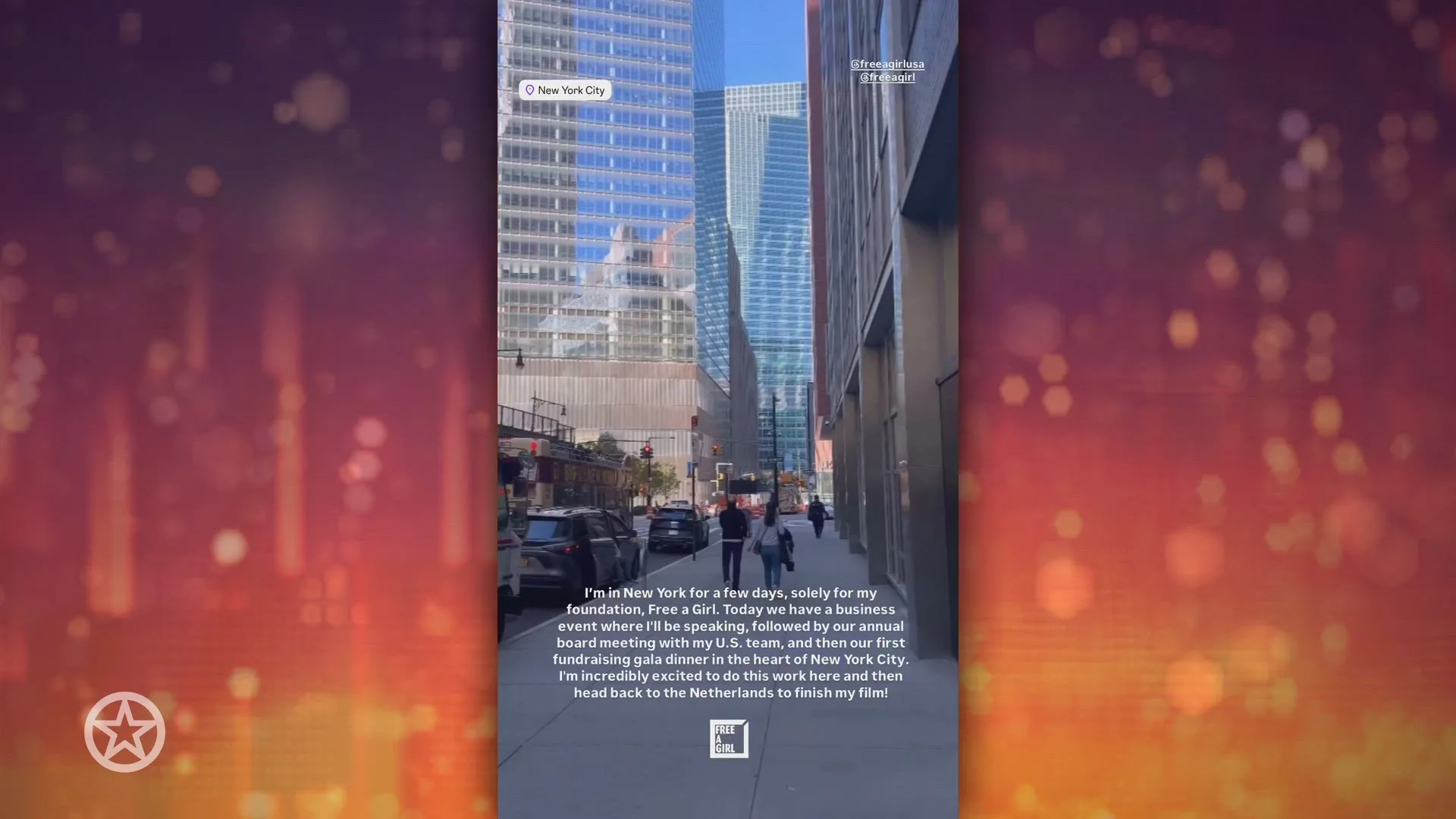 Yolanthe Cabau spreekt in New York over stichting Free a Girl