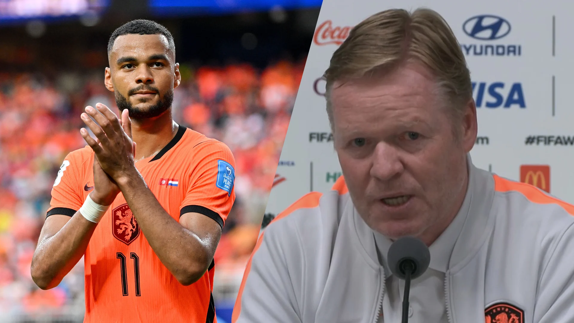 Ronald Koeman over verlies baby Cody Gakpo: 'We zijn er voor hem'