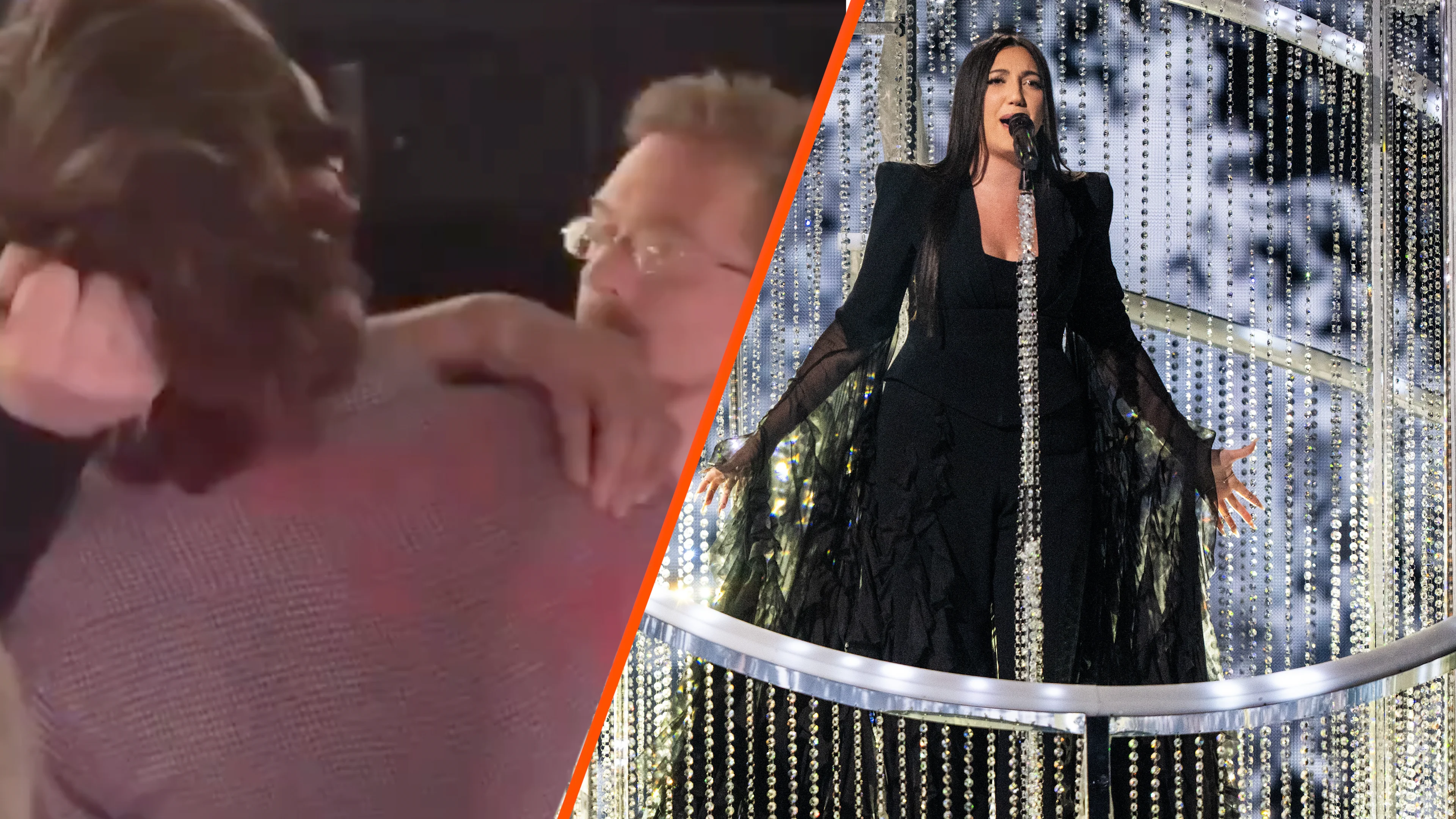 ZIEN: Zo werd demonstrant hardhandig tegengehouden tijdens optreden Israël op Songfestival