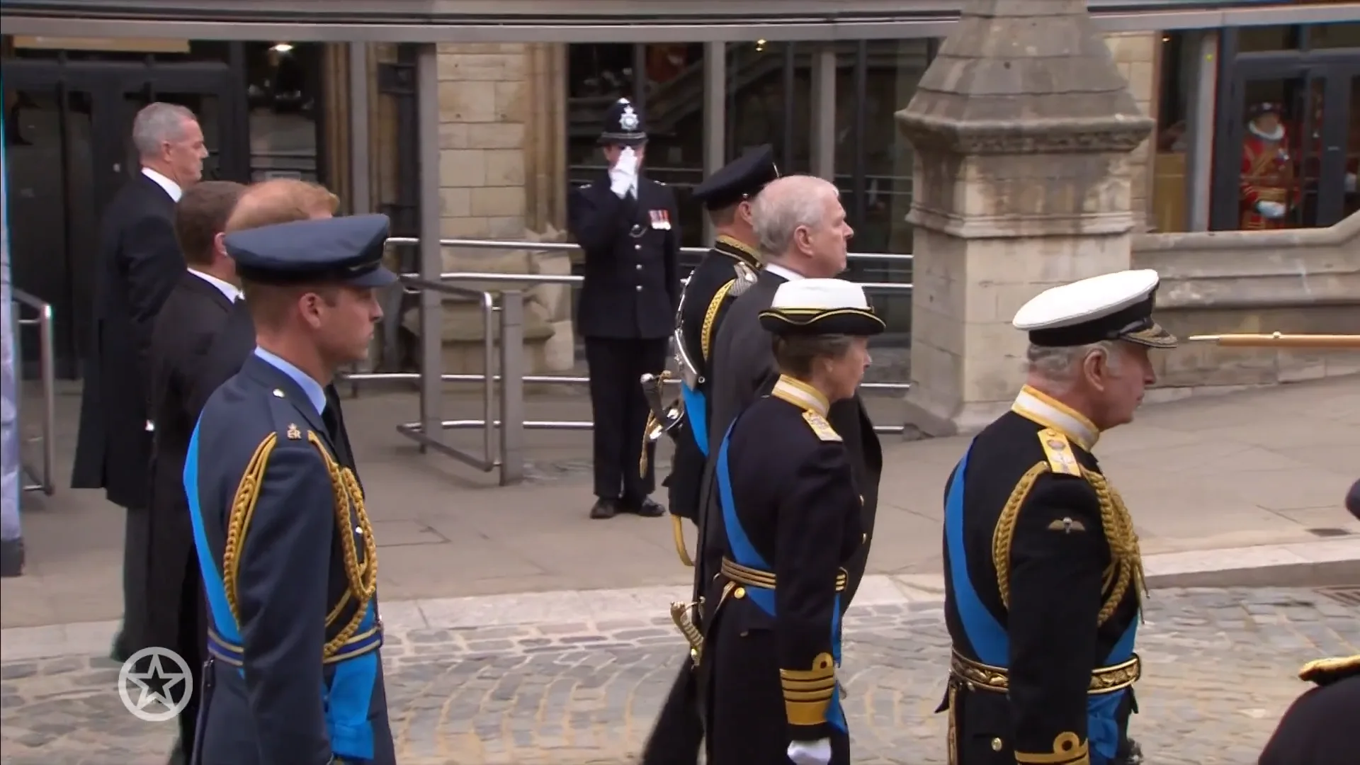 Beelden uitvaart Queen Elizabeth